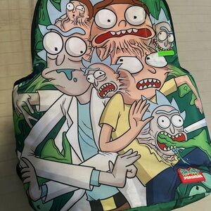 Sprayground Multicolor Cartoon Character Backpack